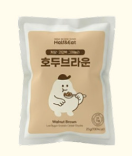하프앤잇 호두브라운 고단백·저당그래놀라 제품 이미지
